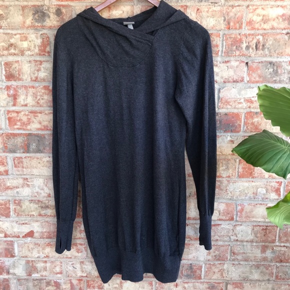 Bench Tops - {BENCH} Hooded Long Length W/ hood Dk Grey Heather